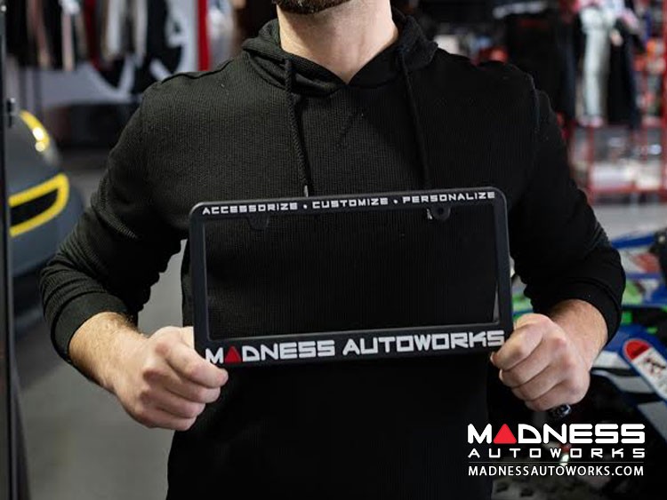 Alfa Romeo Black License Plate Frame Stainless Steel With Laser Engraved - Foto 5